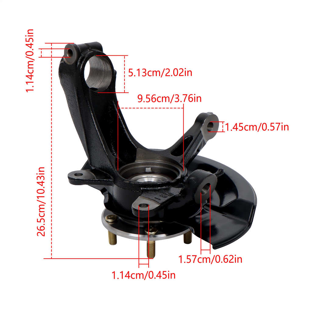 Front Right Steering Knuckle Assembly for Honda Civic (2017–2020)