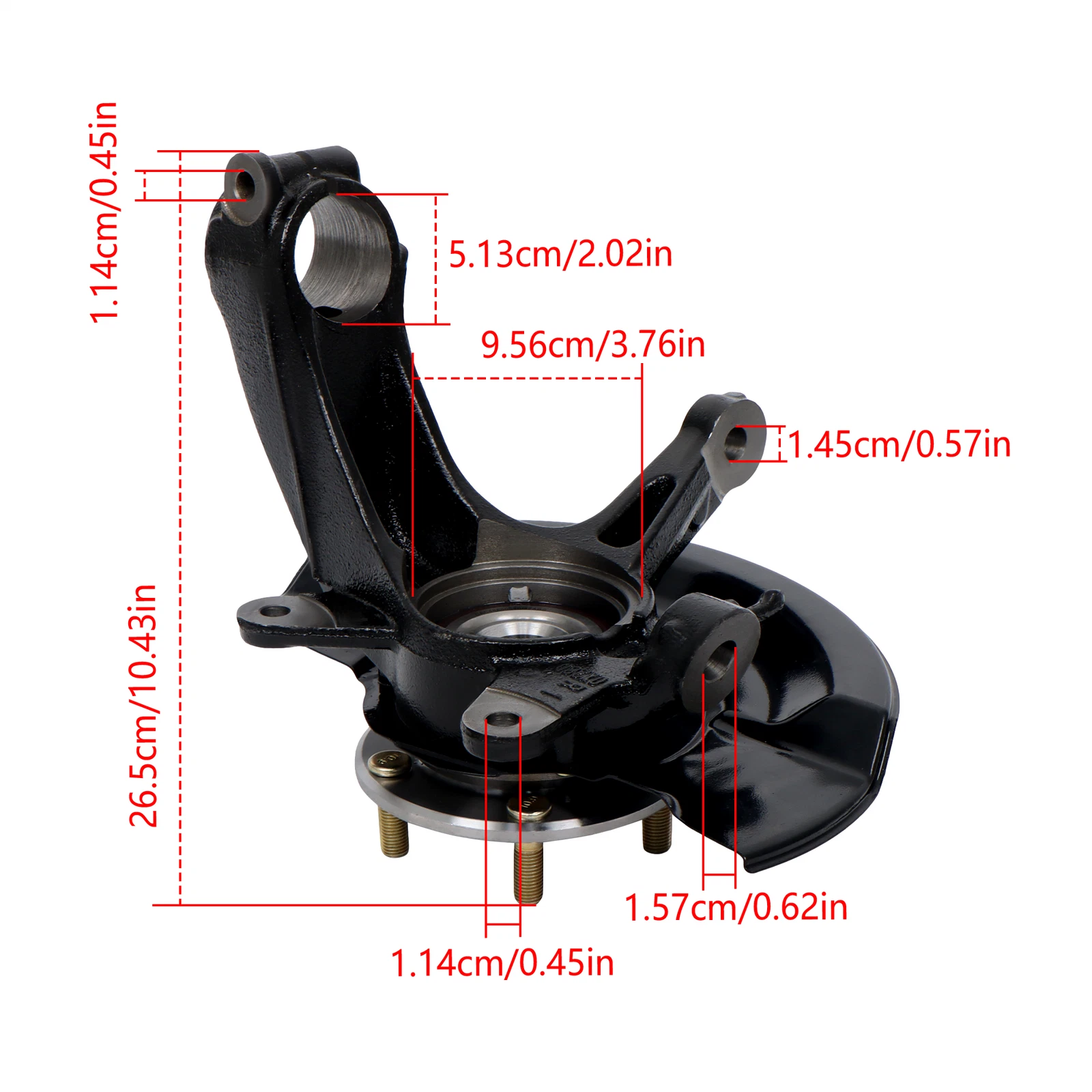 Front Right Steering Knuckle Assembly for Honda Civic (2017–2020)