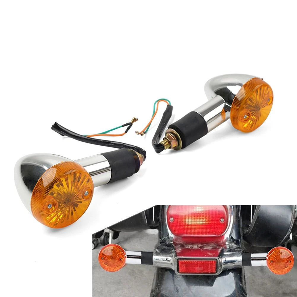 2X Amber Indicators for Suzuki Boulevard C109R C50 C90 (2005–2023)