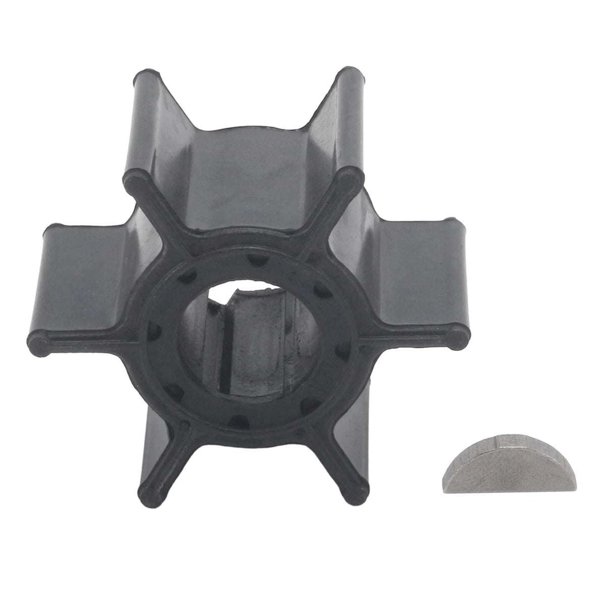 Water Pump Impeller & Key for Yamaha 9.9HP 15HP (1990–2023)