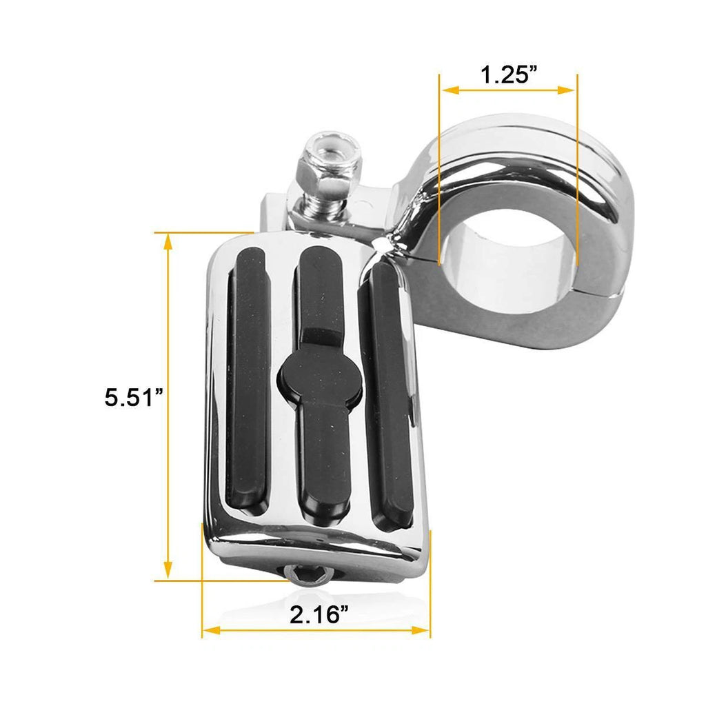 1.25" Engine Bars Highway Footpegs for Harley Electra Glide (2000–2023)