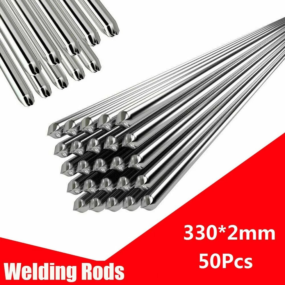 50pcs Aluminium Welding Rods for Easy Weld (330x2 mm)