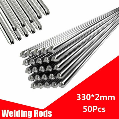 50pcs Aluminium Welding Rods for Easy Weld (330x2 mm)