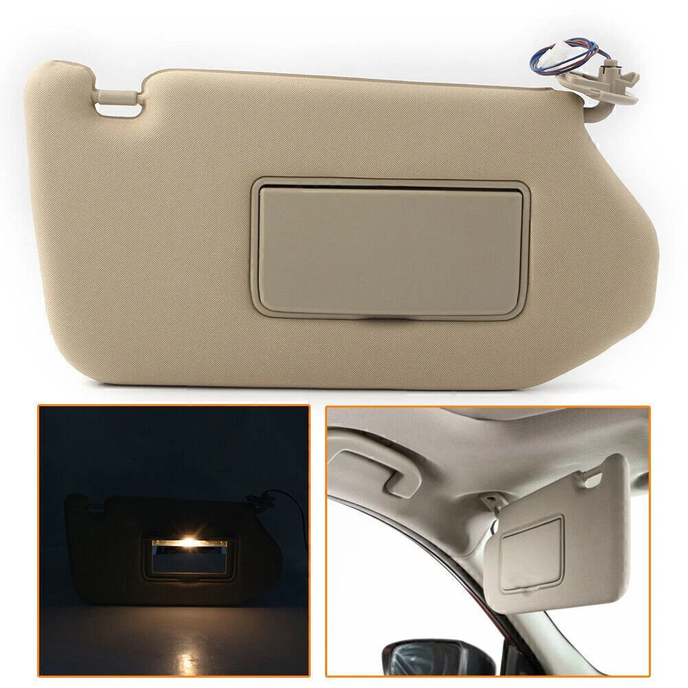 Right Passenger Side Sun Visor for Nissan Pathfinder with Light 2013-2018 2014