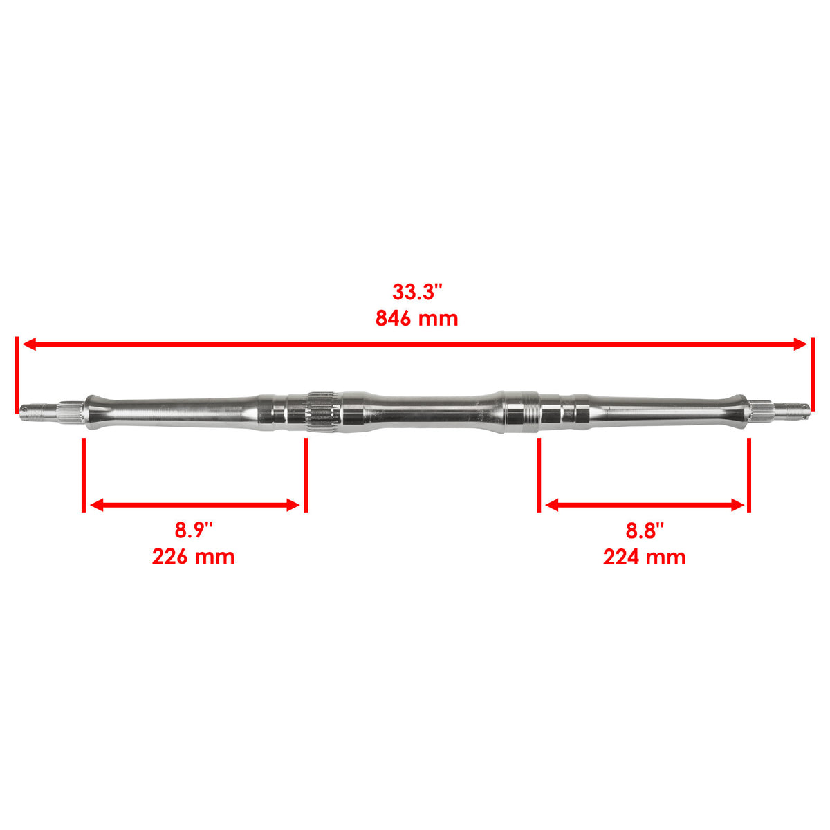 Rear Axle Shaft Replacement for Kawasaki 41068-1453 41068-1449 (—)