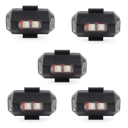 5X LED Strobe Light for Car Motorcycle Drone Emergency Warning