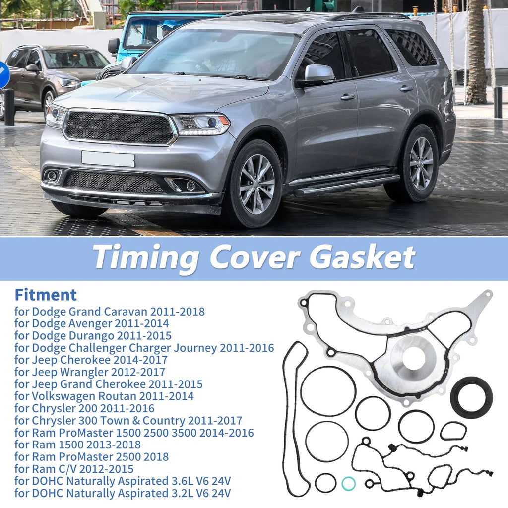 Timing Cover Gasket Set for Dodge Grand Caravan (2011–2018)