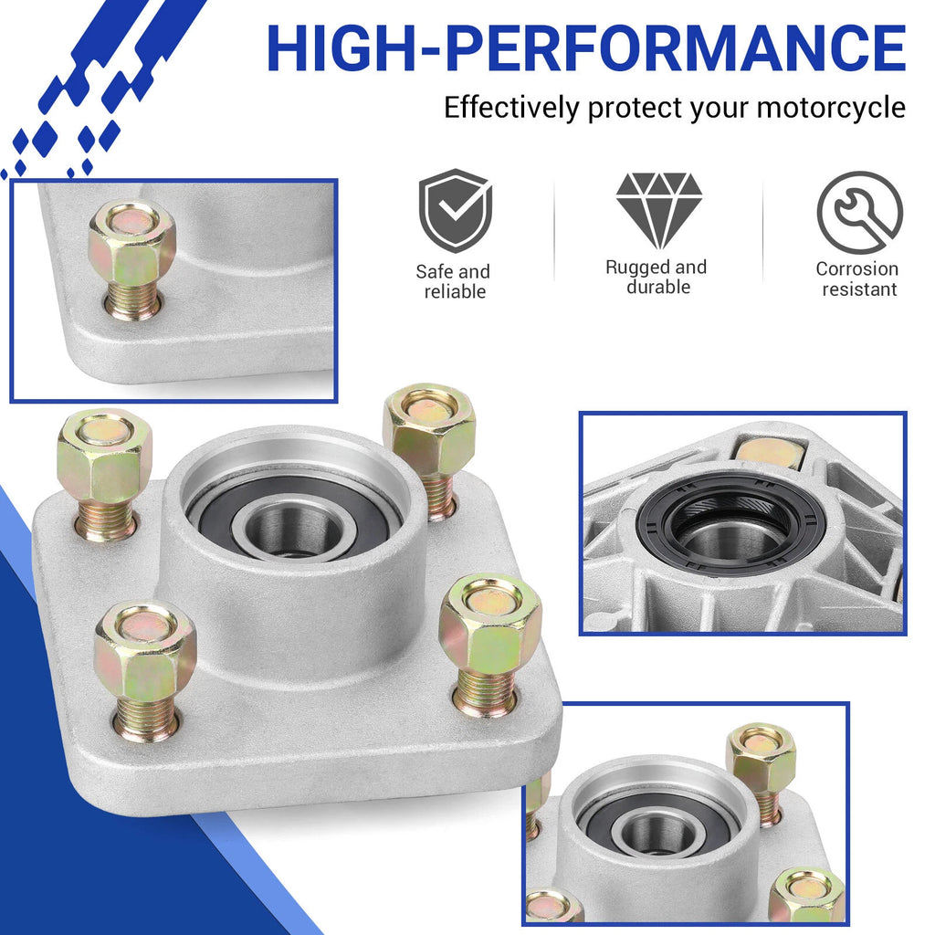 2 Front Wheel Hub & Cover Cap for Yamaha Golf Cart G8/G9/G11/G14/G16/G19/G22/G27