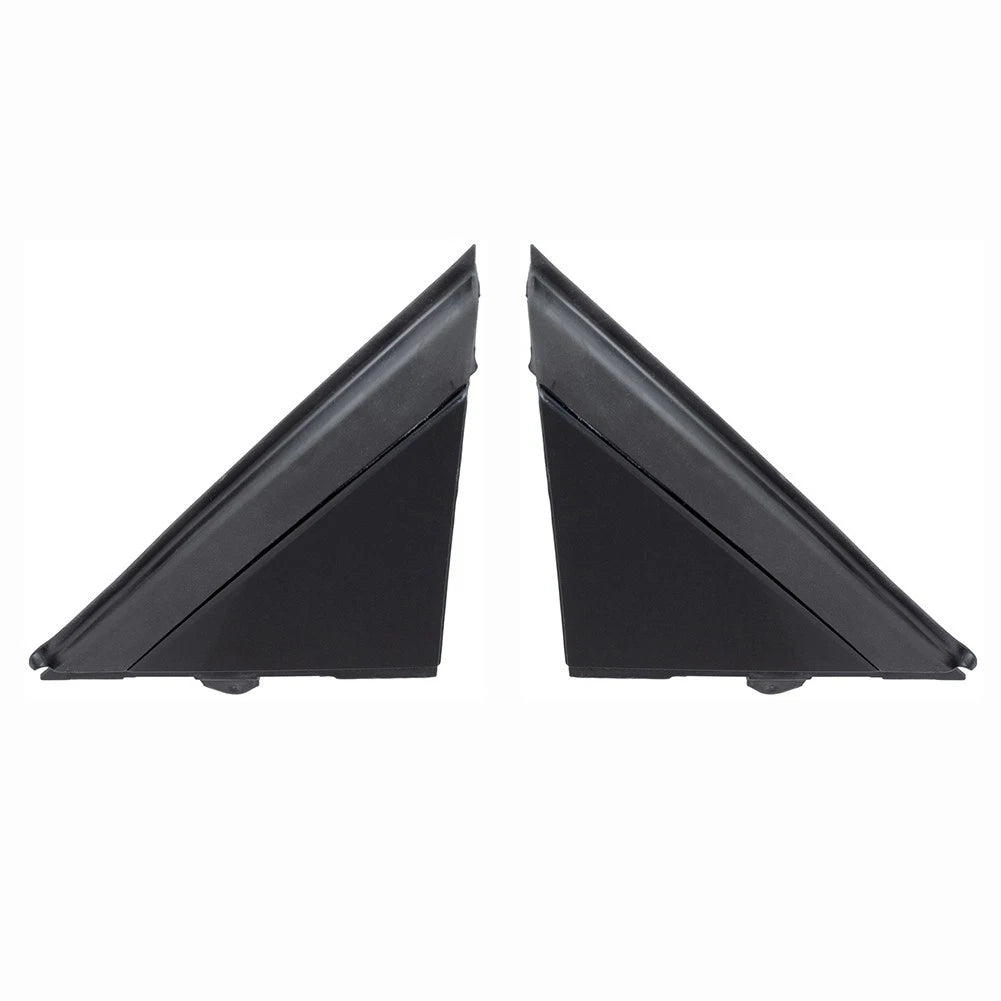 Exterior Mirror Triangle Panel ABS Black for Fiat 500 (2007–Present)