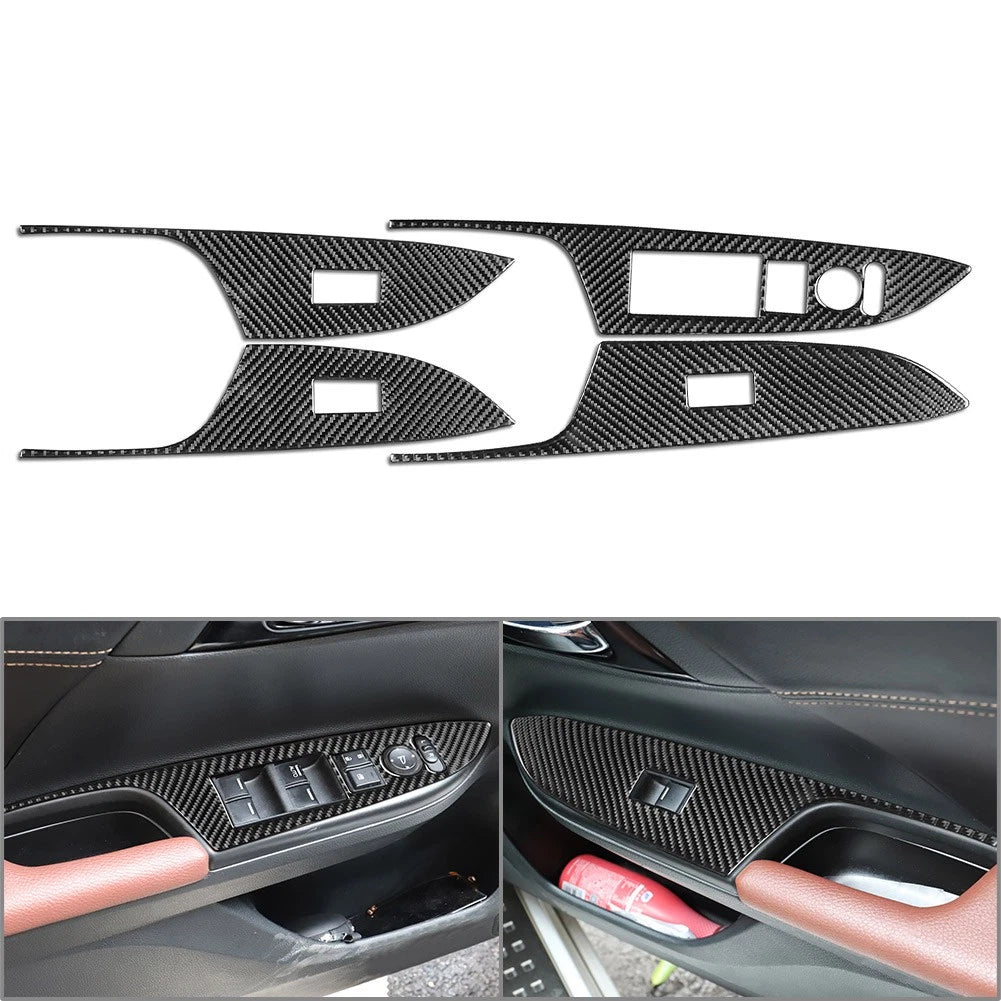 Interior Power Window Switch Panel Cover Trim for Honda Accord (2013–2017)
