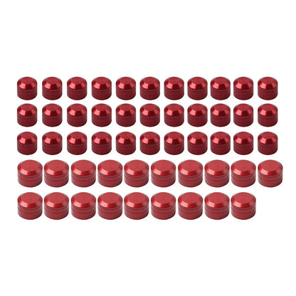 52X Engine Screw Bolt Topper Cover Cap Red For Indian Pursuit Chief Springfield