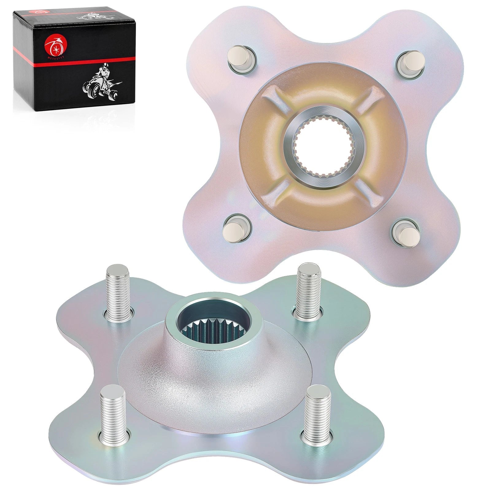 Set of 2 Rear Wheel Hubs for Yamaha Big Bear 400 YFM400 (2000–2006)