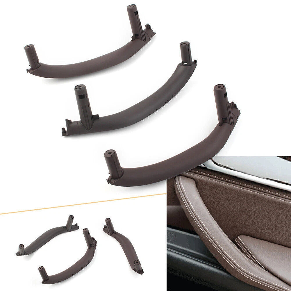 3PC Mocha Inner Door Pull Handle Trim Cover for BMW X5 X6 (2014–2020)
