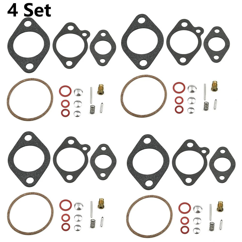 4X Carburetor Kit Repair for Chrysler Force Outboard 9.9-120 HP (1990-1999)
