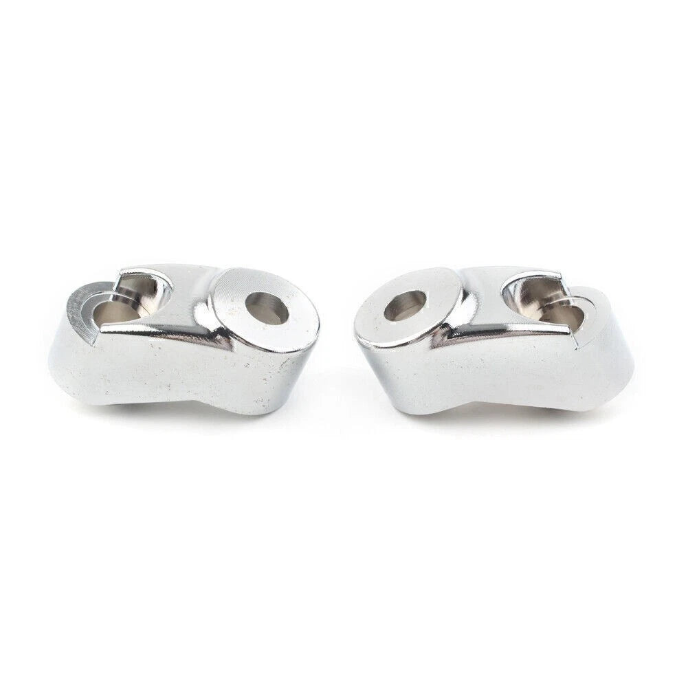 Front Turn Signal Mount Bracket Relocation Kit for Harley Dyna (39mm 49mm)