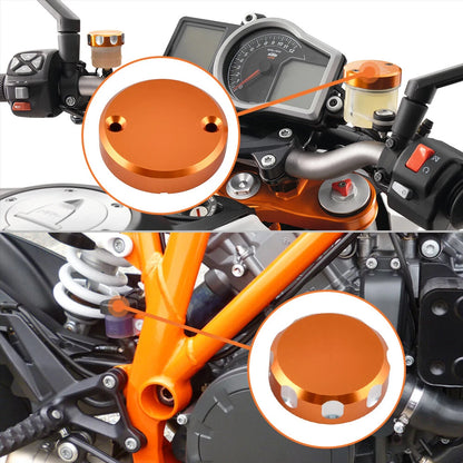 CNC Brake Reservoir Cap for KTM 1290 Super Adventure/R/S/T (2015–2020)