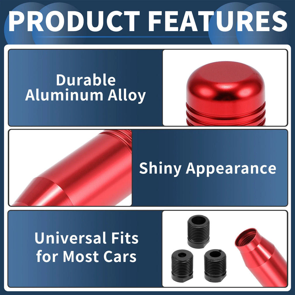 Shift Knob with 3 Adapters for Universal Vehicles (Automatic/Manual)