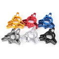 Pair Moto Fork Preload 17mm Adjuster for Universal (All Models) - Silver/Black/Red/Gold/Blue