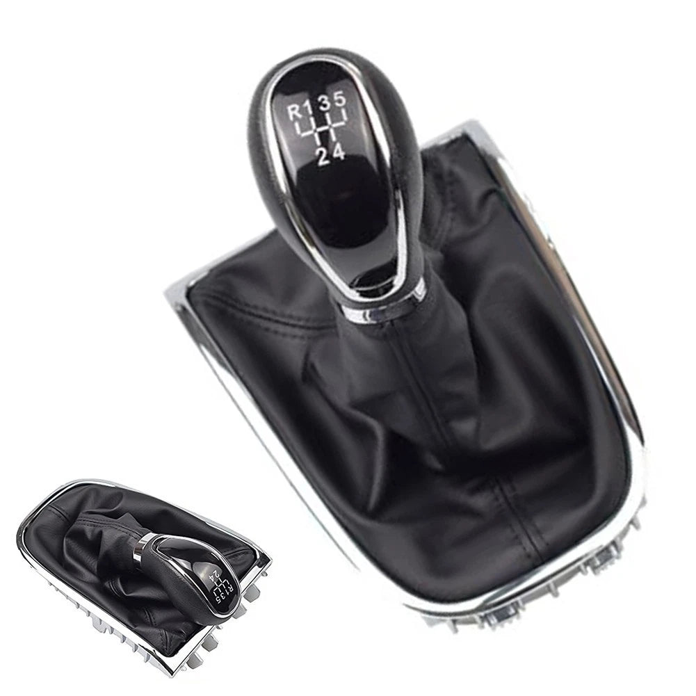 Manual Transmission Gear Shift Knob with Boot Cover for Opel Astra (2004–2010)