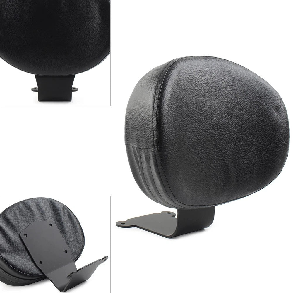 1pc Black Driver's Backrest/Backrest Pad For Honda Shadow VT400 VT750 1997-2003
