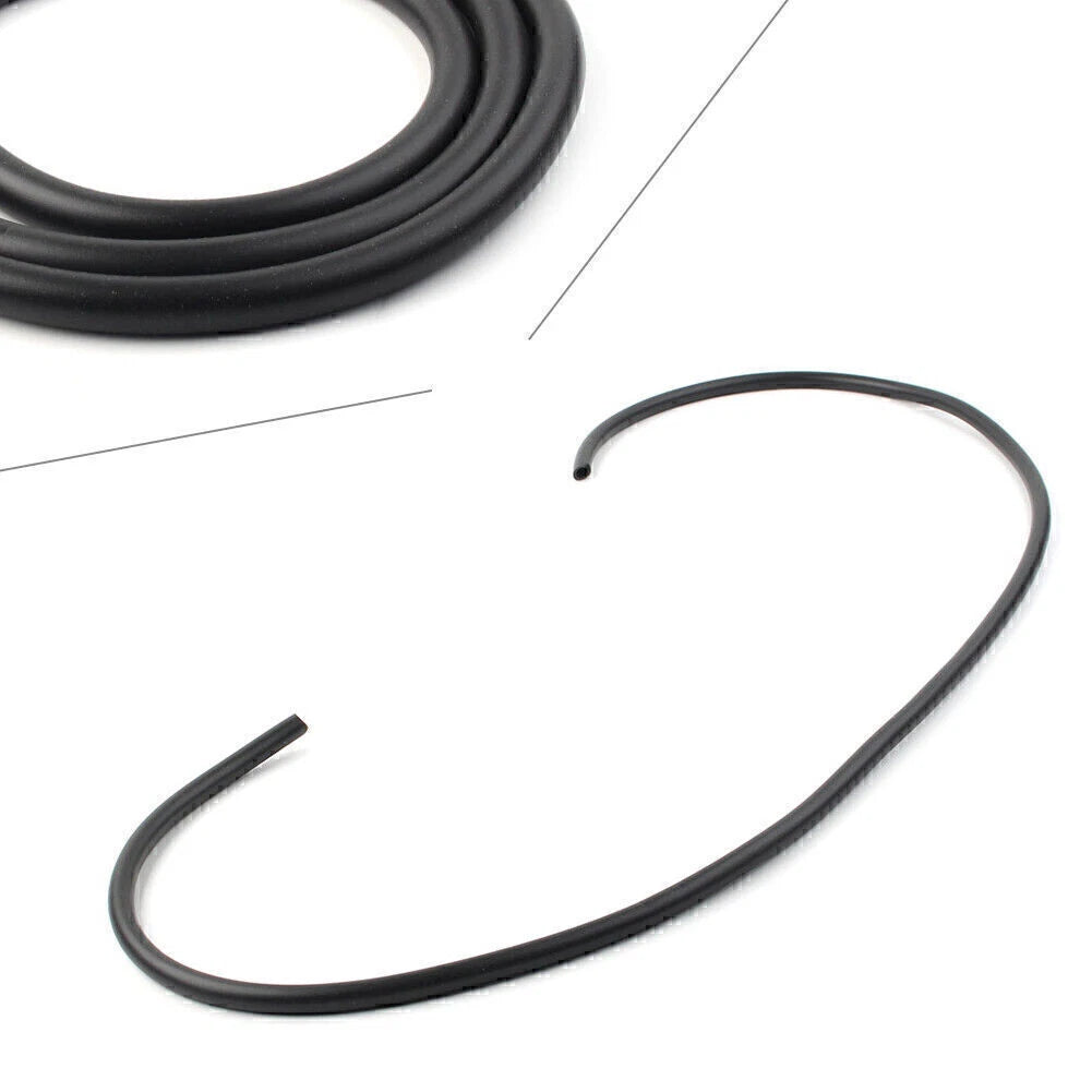6mm Tube Hose Pipe for Motorcycle Dirt Pit Bike ATV (100cm) Black