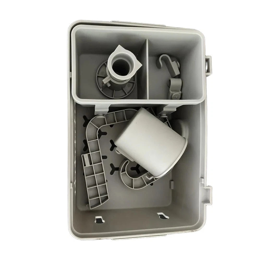 Pool Storage Basket with Cup Holder for Easy Access