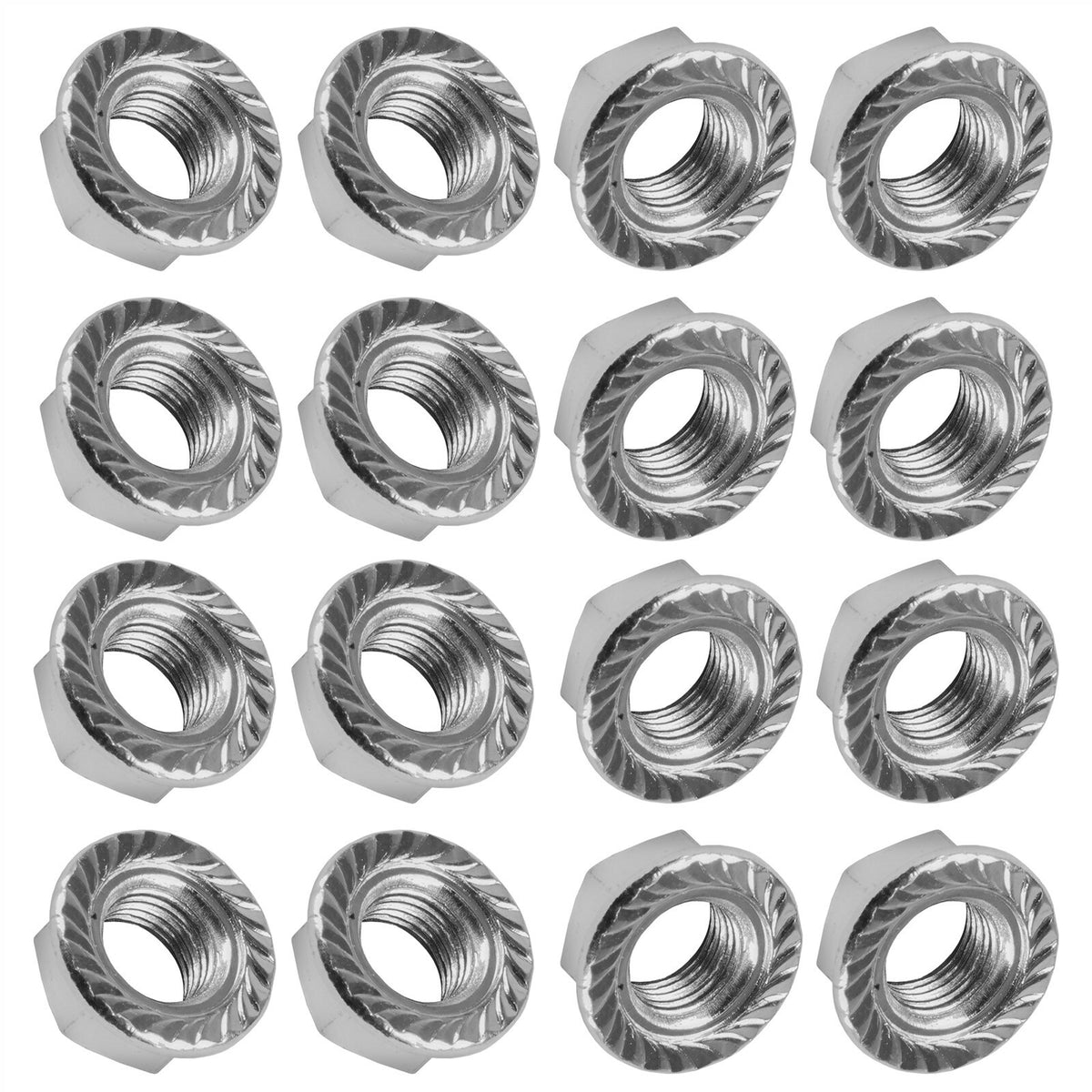 Wheel Lug Nuts Flanged Serrated 16PCS Replacement for Polaris (2000–2024)