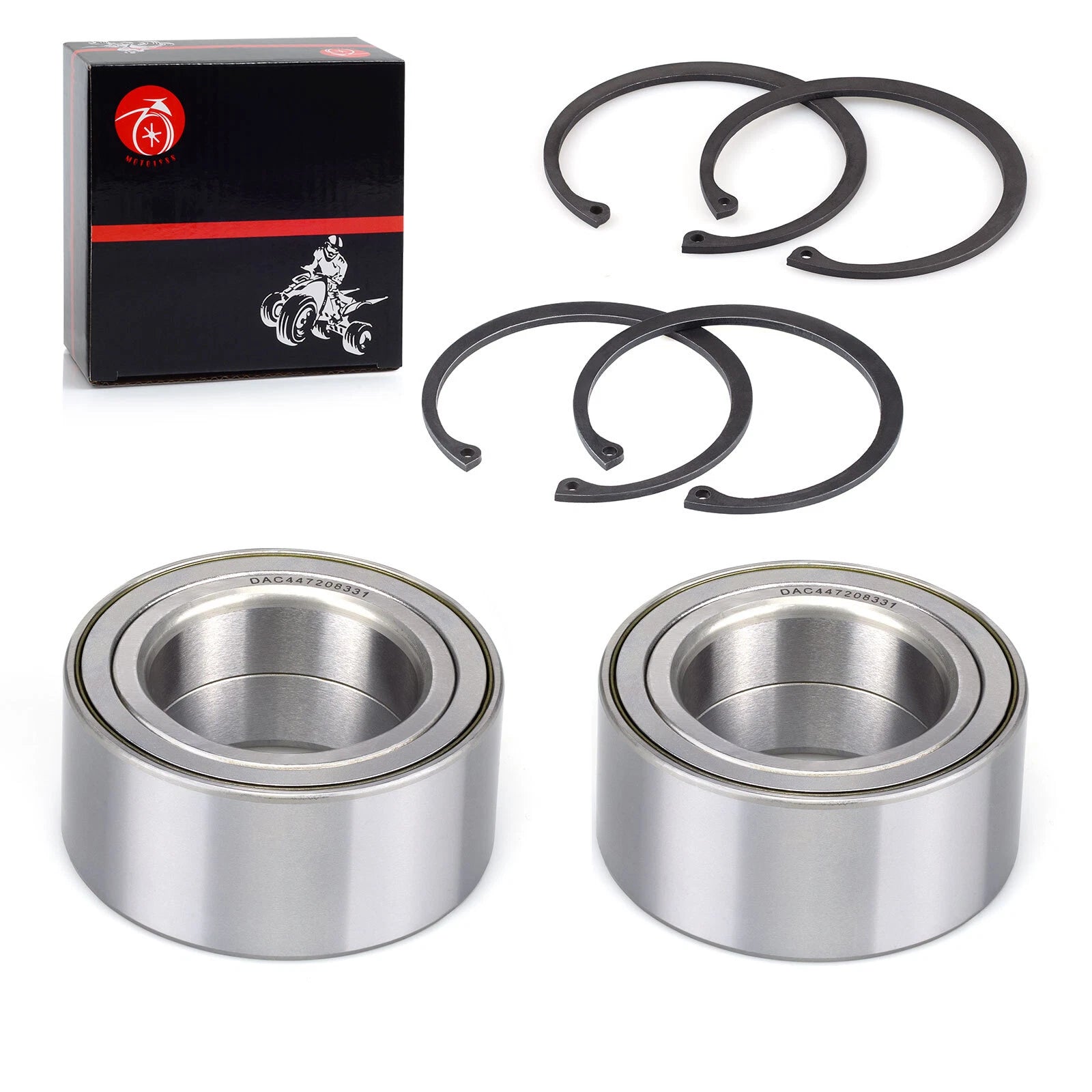 2Pcs Heavy Duty Wheel Bearings for Polaris Sportsman 550 850 1000 (2009–2021)