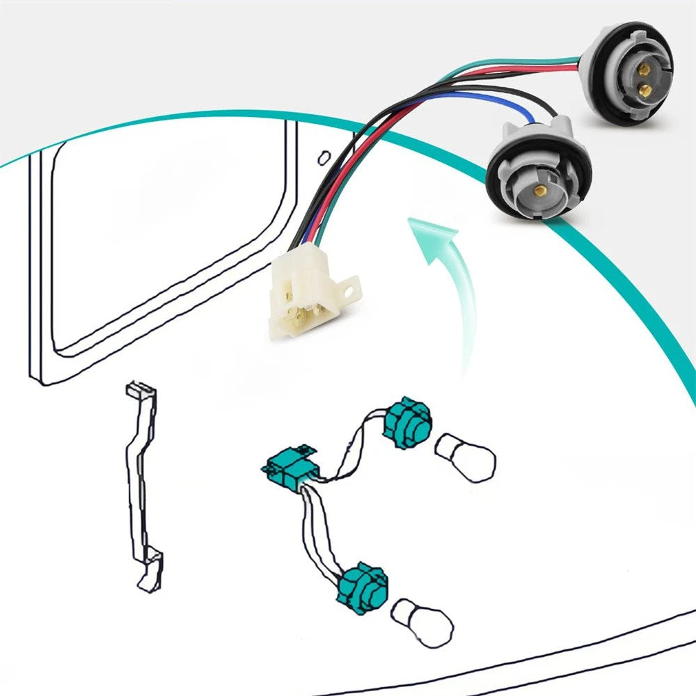 Brake Light Socket Wire Harness for Subaru Outback Legacy (2000–2004) #84931AE170