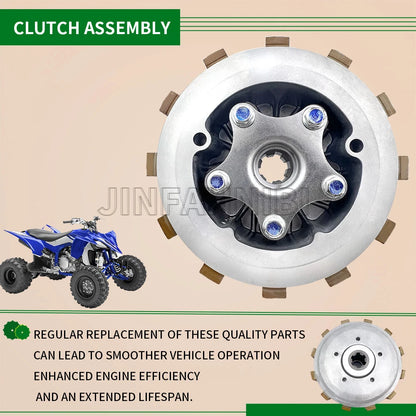 Complete Heavy Duty Clutch Assembly for Yamaha Raptor 350 YFM350 (2004–2013)
