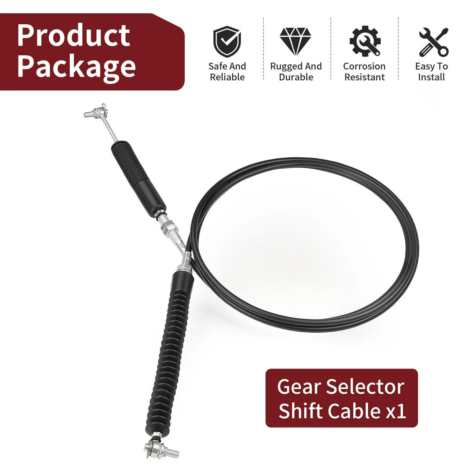 Gear Selector Shifter Cable 7081615 for Polaris Ranger Crew 500 (2011–2013)
