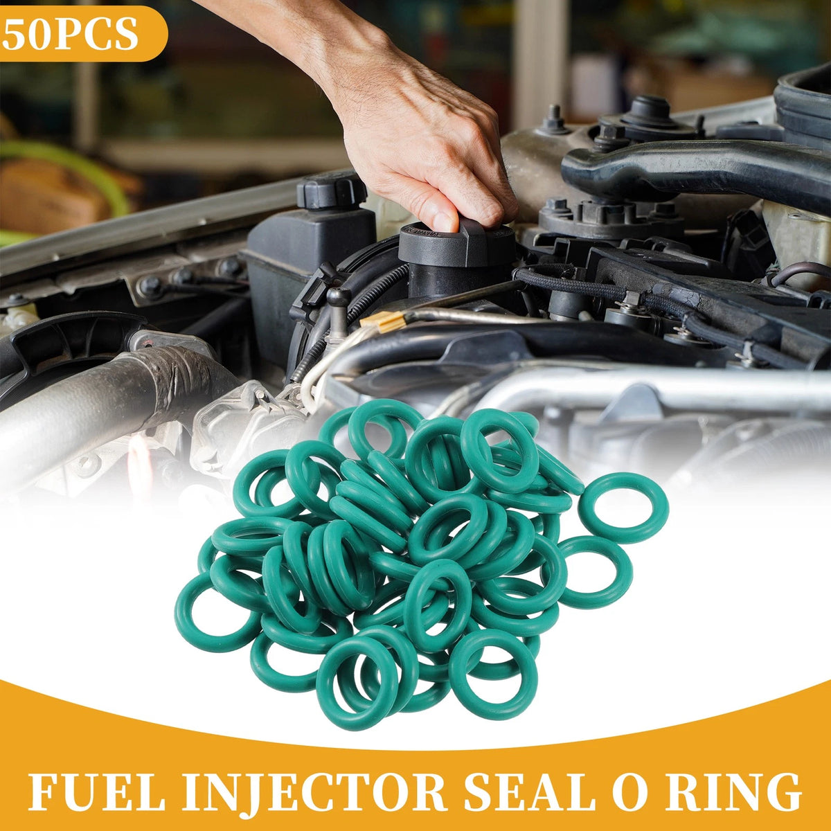 Fuel Injector Seal O Ring for Honda (NBR) 50 Pack (1990–2010)