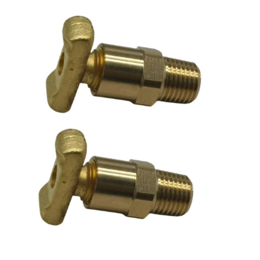 2Pcs Cylinder Block Drain Tap 1/4" for Volvo Penta Mercruiser (82745, 18-4218, 16951Q1)