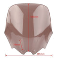 Front Windshield Double Bubble for Honda NC700S/NC750S (2010–2014) ABS