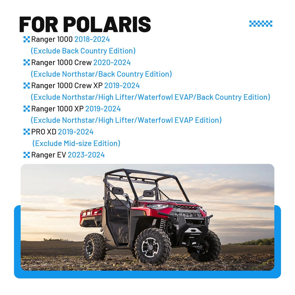 Rear Suspension Stabilizer Sway Bar for Polaris Ranger 1000 (2018–2024) 5341248-458
