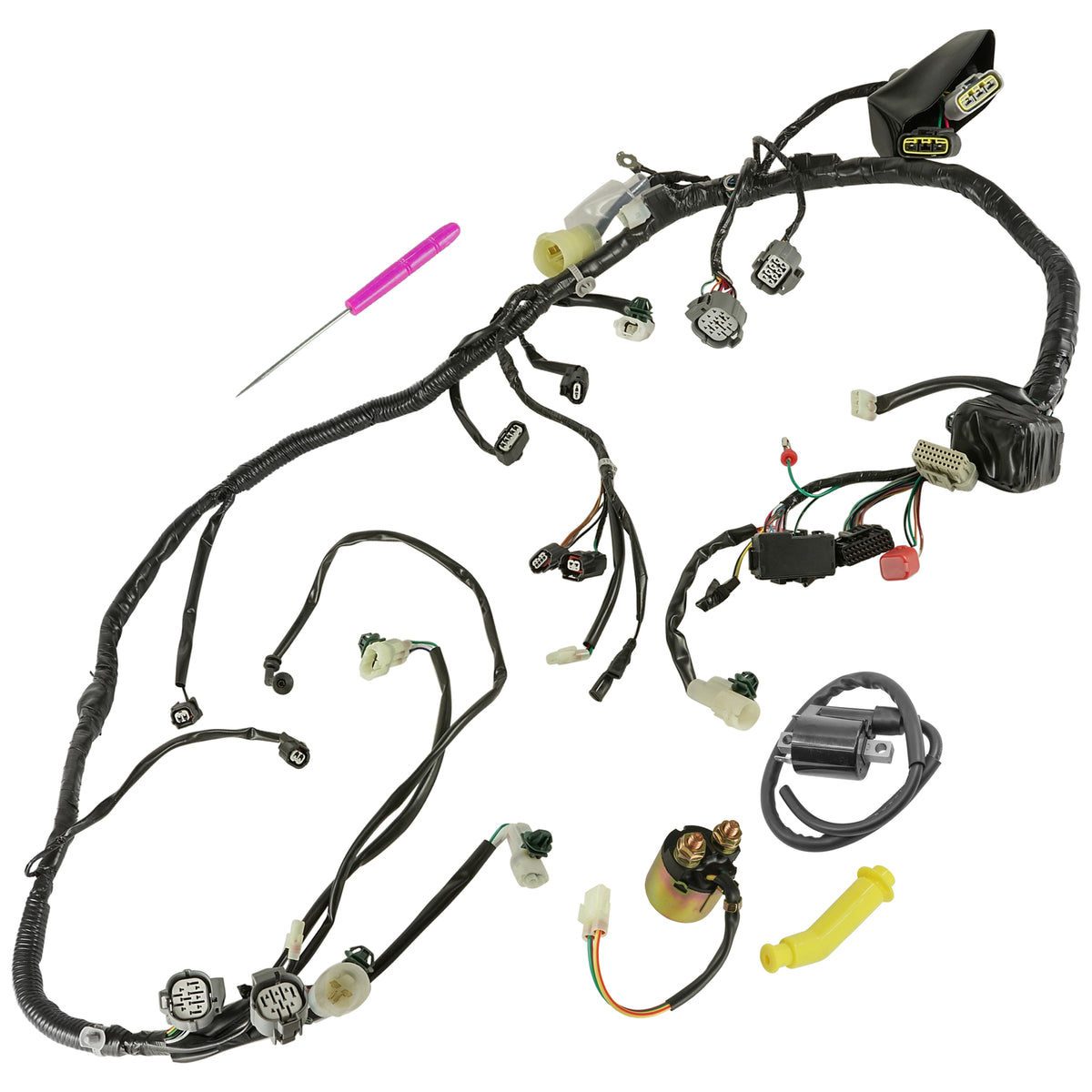Ignition Coil Wire Harness and Relay Replacement for Honda Rancher 420 (2008)
