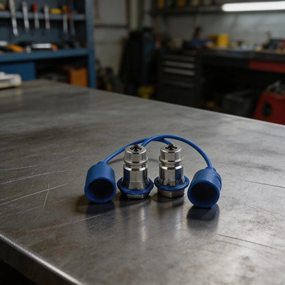 Hydraulic Male Quick Coupler 1/2 NPT Poppet Design for Tractor Loader