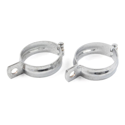 2X Motorcycle Front Fork Clamp Turn Signal Light Mount Bracket Holder