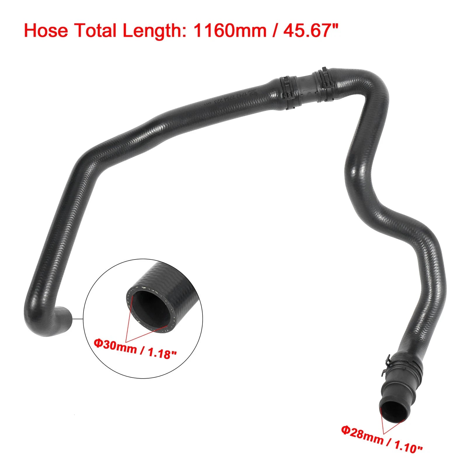 Engine Radiator Coolant Hose Pipe Replacement for BMW Mini Cooper (2007–2015)