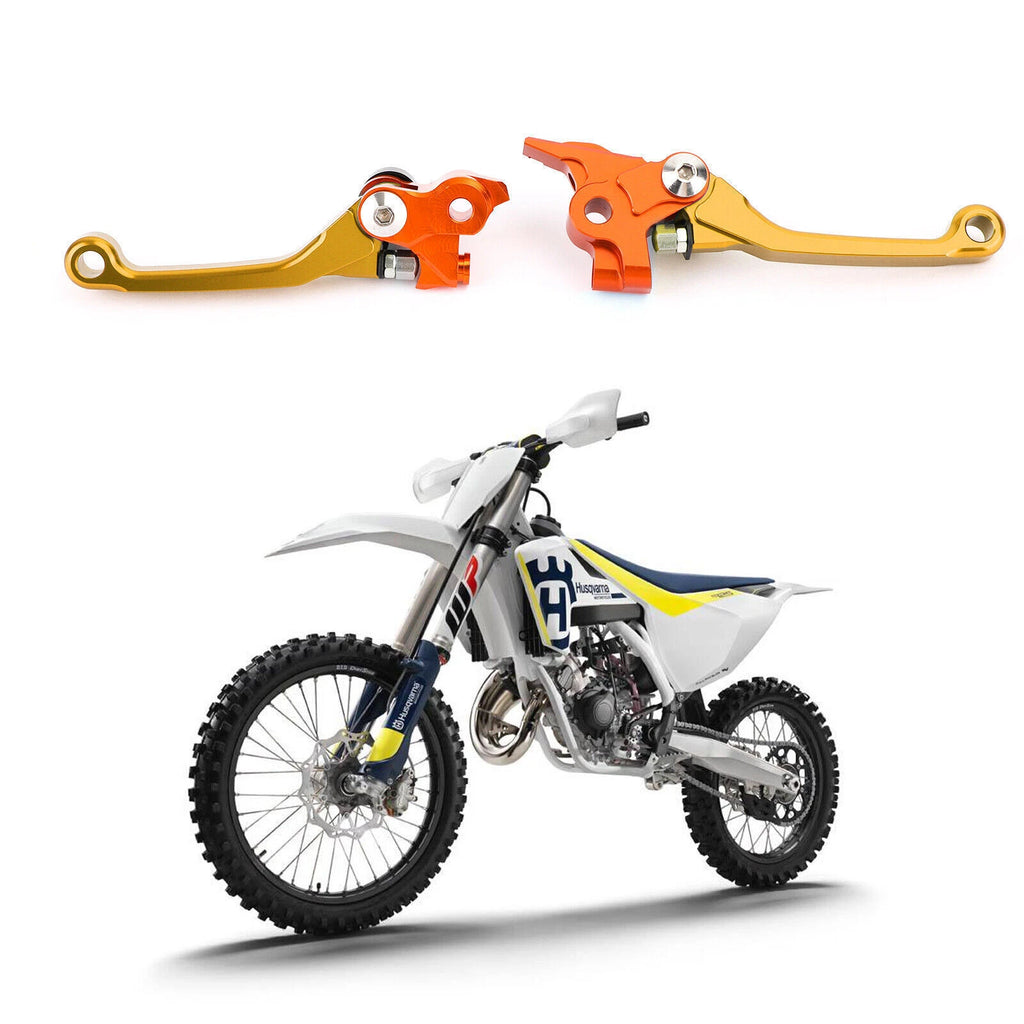 Brake Clutch Levers for Husqvarna TC125 TC250 TE150 TE250 TE300 FC250 FC350 (2014–2023)
