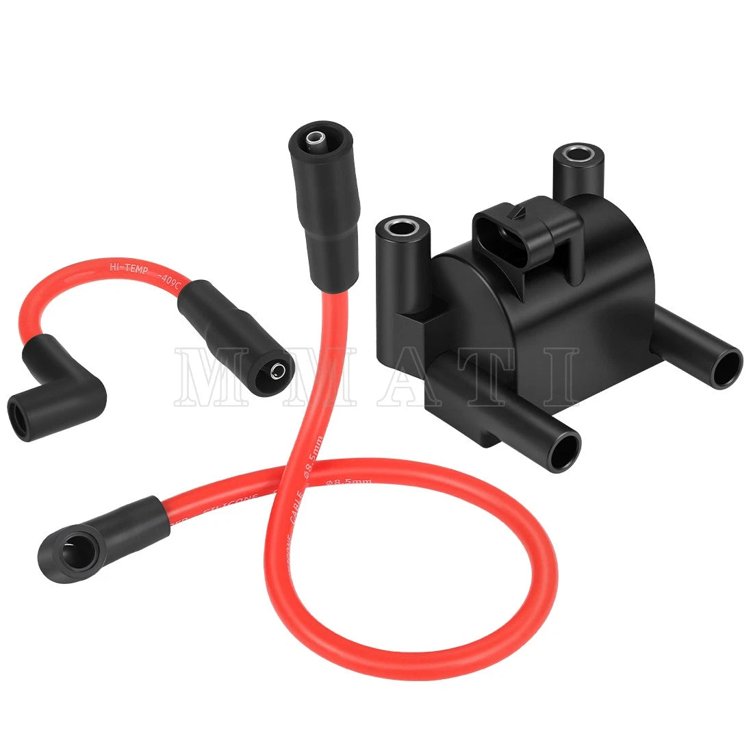Ignition Coil & Spark Plug Wire Cap for Harley FXDL Dyna Low Rider (2012–2017)
