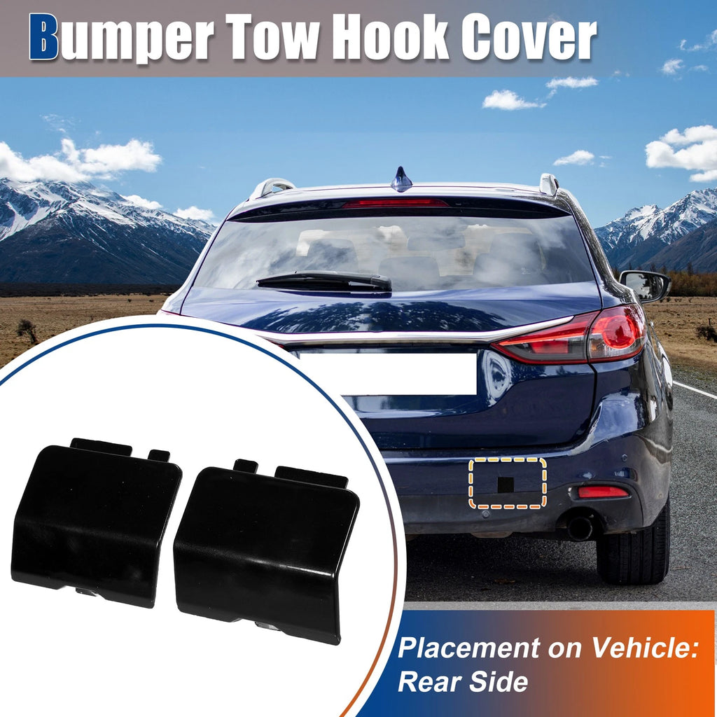 Rear Car Bumper Tow Hook Cover Replacement for Mazda 6 (2014–2020)