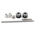 Front Axle Nut Cover Cap Installation Kit for Harley Davidson (All Years)