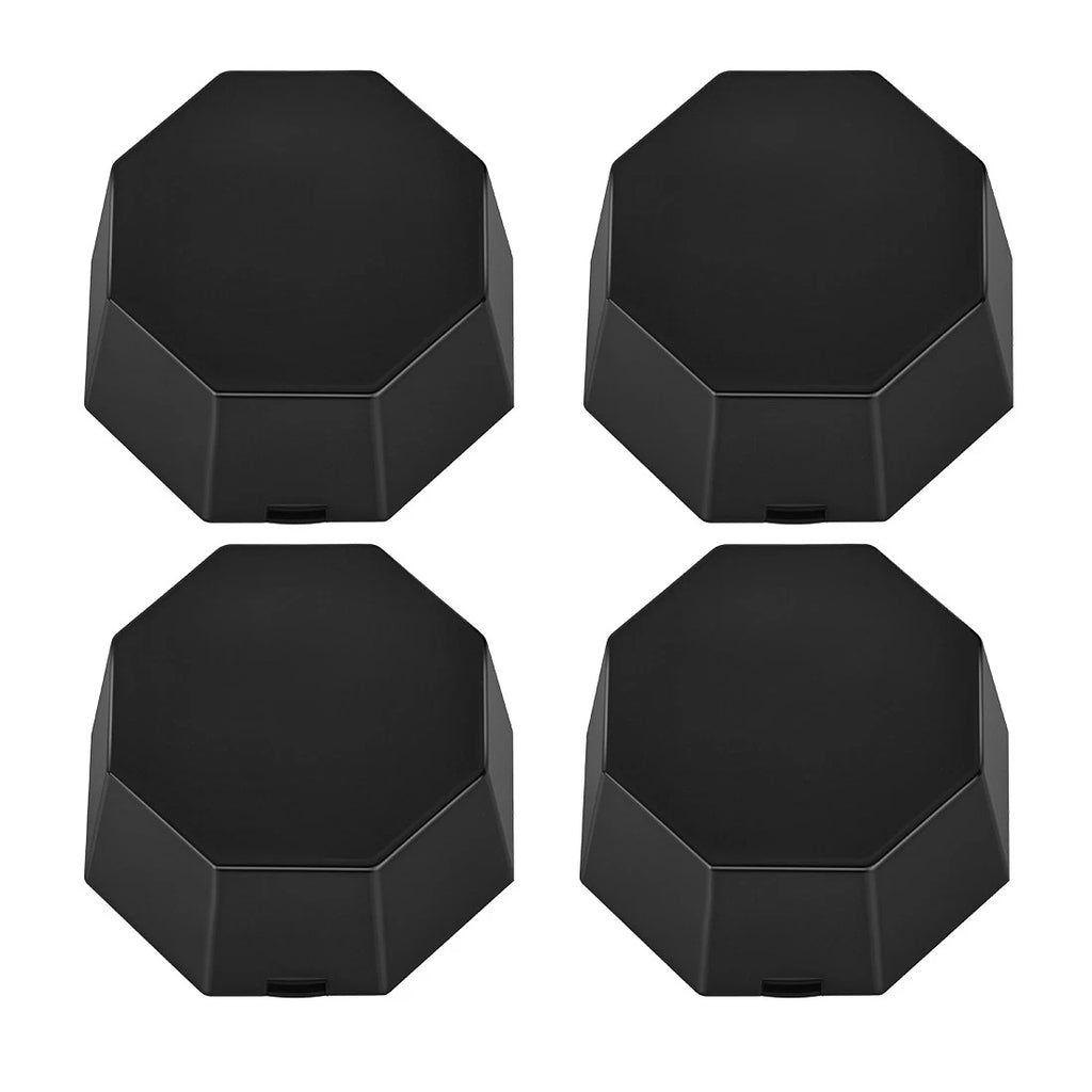 Set of 4 Matte Black Hub Caps for Polaris Sportsman 570 (2015–2025) 5451374-458