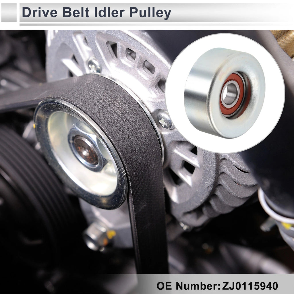Drive Belt Idler Pulley Replacement for Mazda 3 BK (2003–2008)
