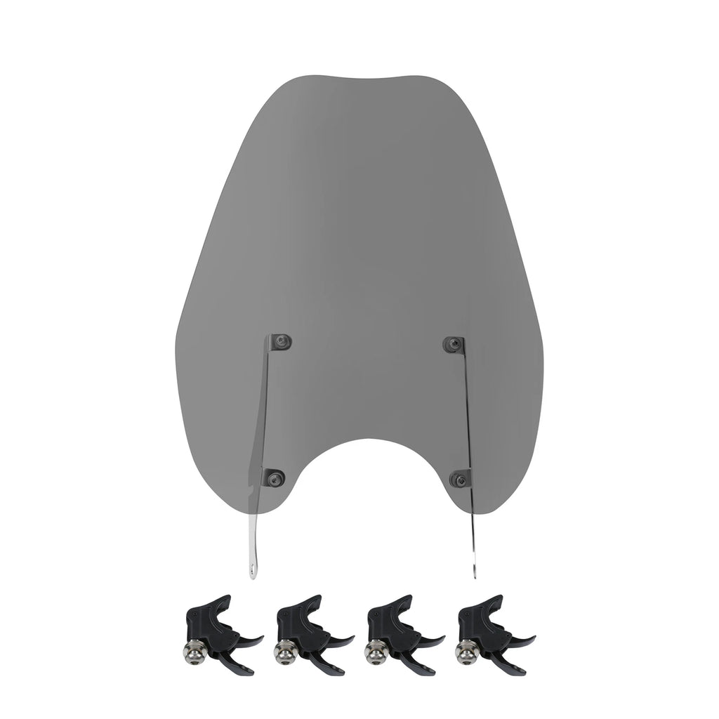 Windshield Windscreen & 41mm Quick Release Clamps for Harley Dyna Softail