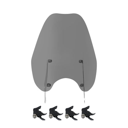 Windshield Windscreen & 41mm Quick Release Clamps for Harley Dyna Softail