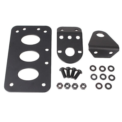Side Mount License Plate Bracket for Harley 3/4" & 20mm Axles (No Light)