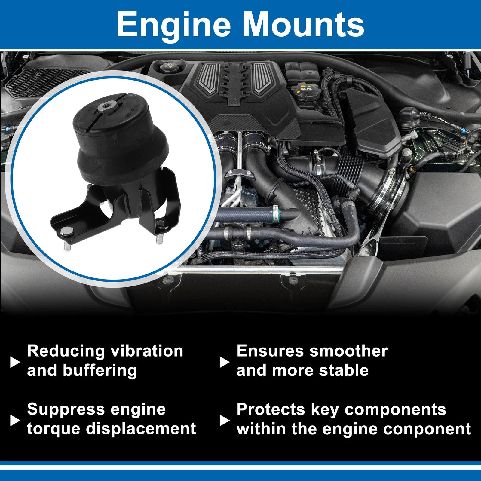 Engine Motor Mount Replacement for Lexus ES350 (2013–2018)