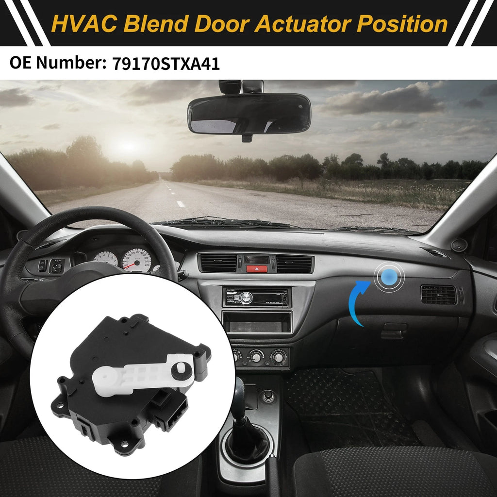 HVAC Heater Blend Door Actuator Replacement for Acura MDX (2007–2013)
